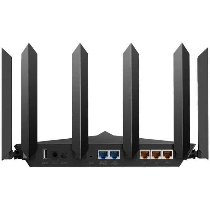 TP Link AX6600 Tri-Band Wi-Fi 6 Gaming Router, Wi-Fi 6, 5GHz: 4804 Mbps (802.11ax, HE160), 5 GHz:1201 Mbps (802.11ax), 2.4 GHz:574 Mbps (802.11ax), 8× Antennas, Beamforming, High-Power FEM, 4T4R — image 2