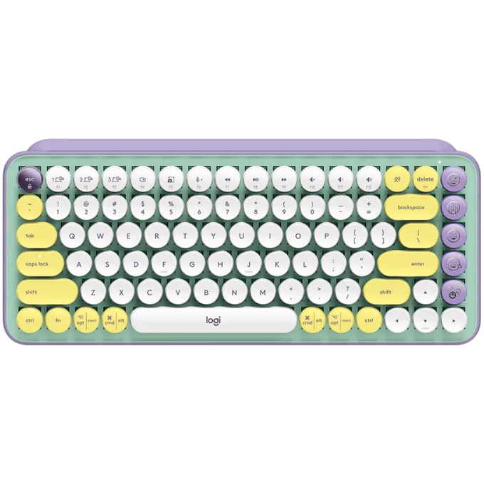 LOGITECH POP Keys Bluetooth Mechanical Keyboard - DAYDREAM MINT - RUS — image 1