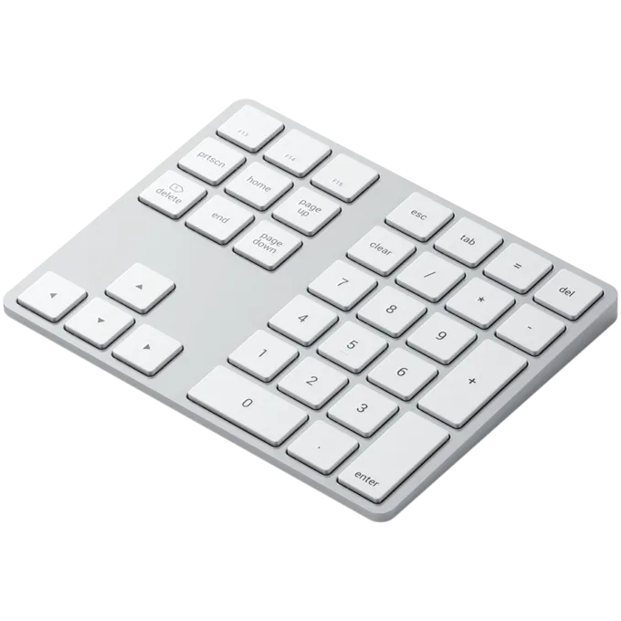 SATECHI Aluminum Extended Keypad Silver — image 1