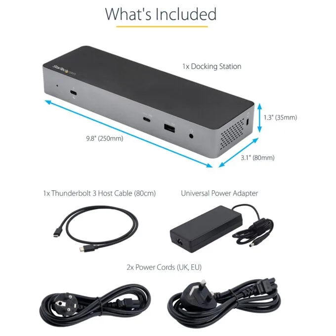 StarTech.com TB3CDK2DHUE laptop dock/port replicator — image 12