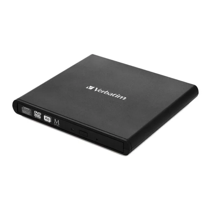 Verbatim External Slimline CD/DVD Writer optical disc drive — image 1