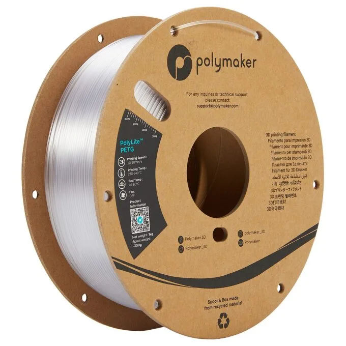 PETG 1,75mm TRANSPARENT 1kg — image 1