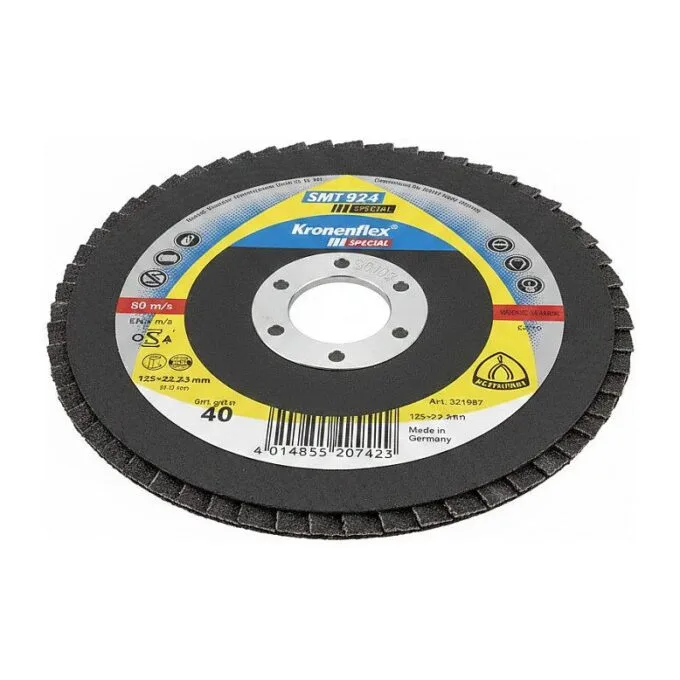 Klingspor SMT 924 grinding mop plate 125x22.23 mm grain 80 w — image 1