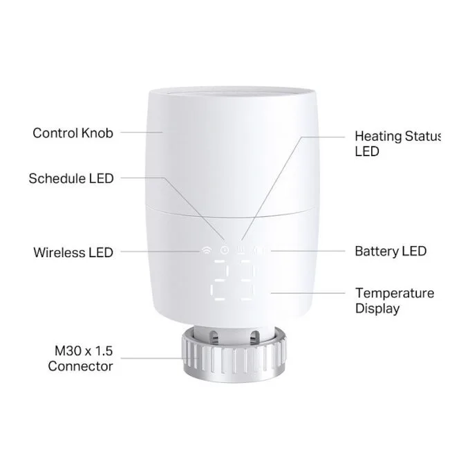 Kasa Smart KE100 thermostatic radiator valve — image 2