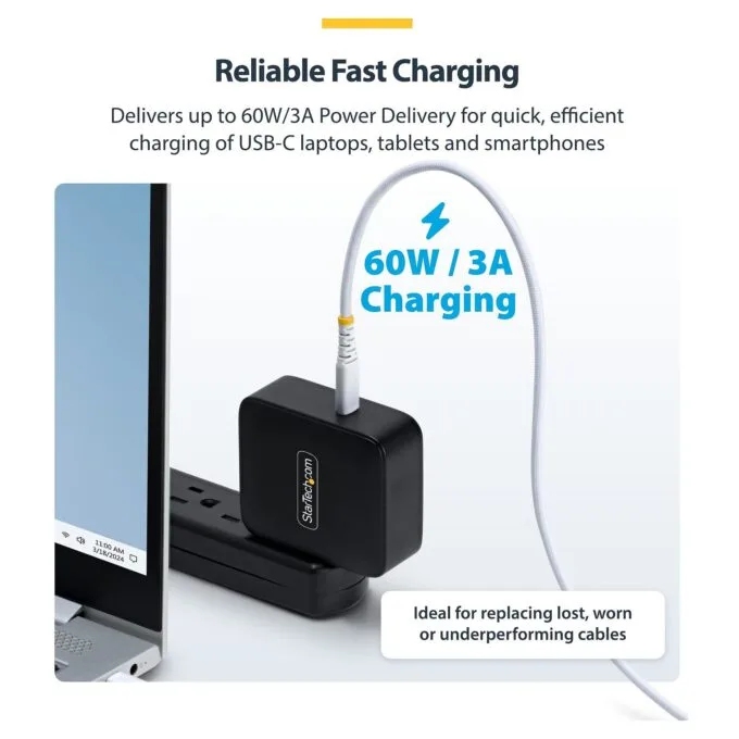 StarTech.com USB2CC30CMNCBRWH USB cable — image 6