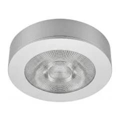 Synergy 21 LED Deckeneinbauspot Helios silber, rund, Aufputzrahmen