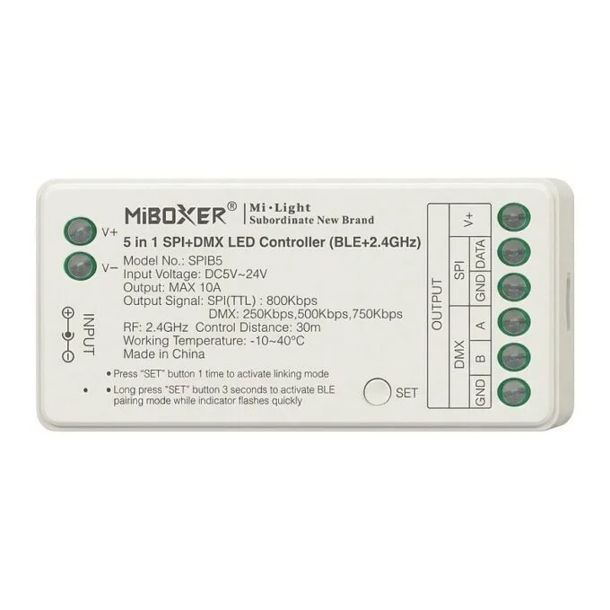 Pixel LED Controller SPI-Serie 5 in 1 SPI+DMX (2.4GHz+BLE) *Milight/Miboxer* — image 1