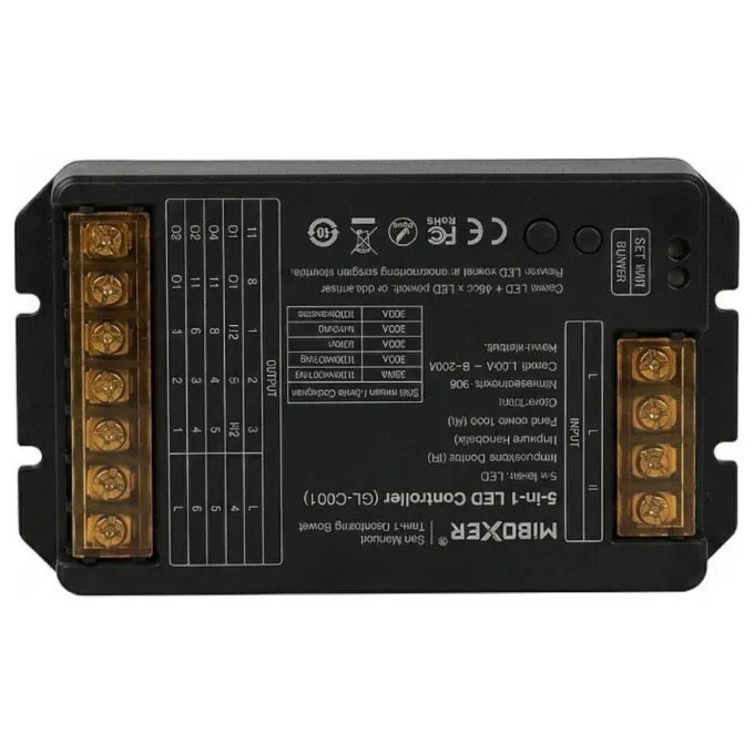 LED Controller HC Series 5in1 RGB-WW (RGB-CCT) DC12~48V 2.4G HP 30A*Milight/Miboxer * — image 1