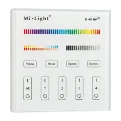 LED Fernbedienung Smart Panel RGB-WW (RGB-CCT) 4 Zonen *Milight/Miboxer*