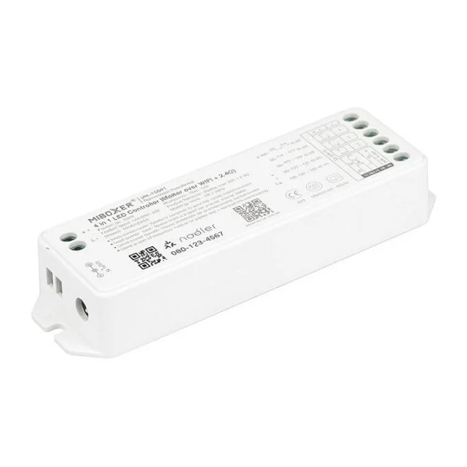 LED Controller Matter series 5in1 RGB-WW (RGB-CCT) DC12~24V Matter Over WiFi + 2.4G *Milight/Miboxer * — image 1