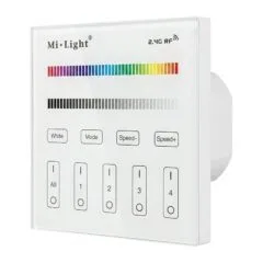 LED Fernbedienung Smart Panel RGB/RGB-W 4 Zonen *Milight/Miboxer*