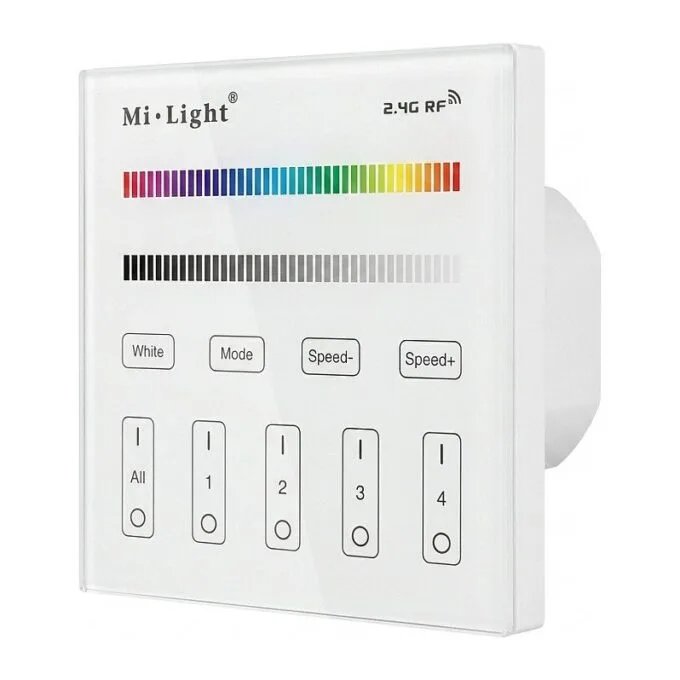 LED Fernbedienung Smart Panel RGB/RGB-W 4 Zonen *Milight/Miboxer* — image 1