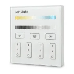 LED remote control Smart Panel dual white (CCT) 4 zones *Milight/Miboxer *