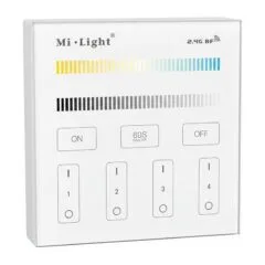 LED remote control Smart Panel dual white (CCT) 4 zones *Milight/Miboxer *