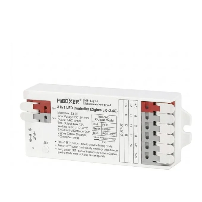 LED Controller E-Serie 3in1 (RGB/RGB-W/RGB+CCT) Zigbee3.0/2.4G *Milight/Miboxer* — image 1