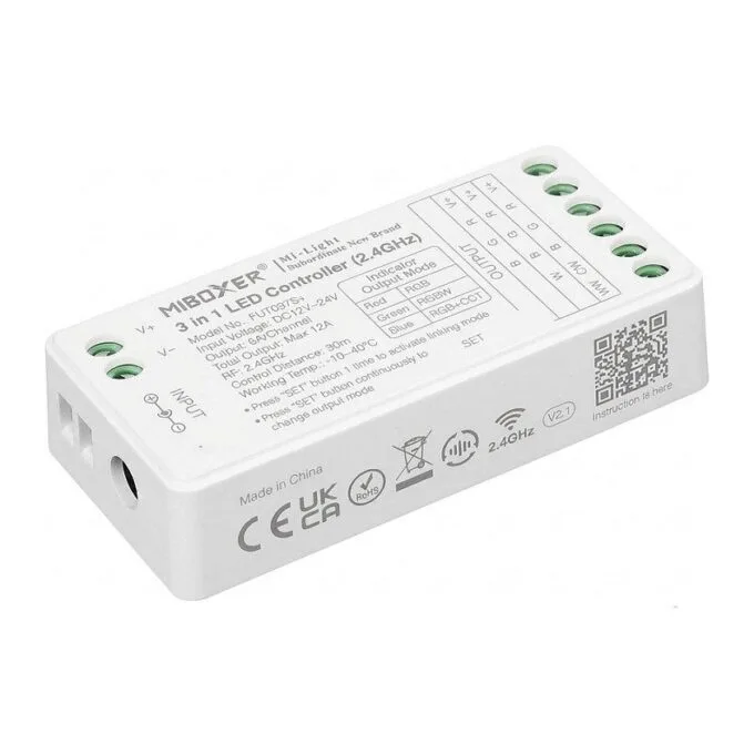 LED Controller S-Series 3in1 (RGB/RGB-W/RGB+CCT) DC12/24V *Milight/Miboxer * — image 1