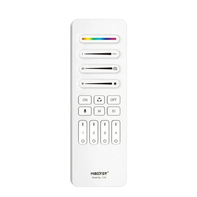Pixel LED remote control SPI - Pixel 2.4GHz (RGB/RGB-W/RGB+CCT) 4 zones 4 scenes *Milight/Miboxer* (w) — image 1