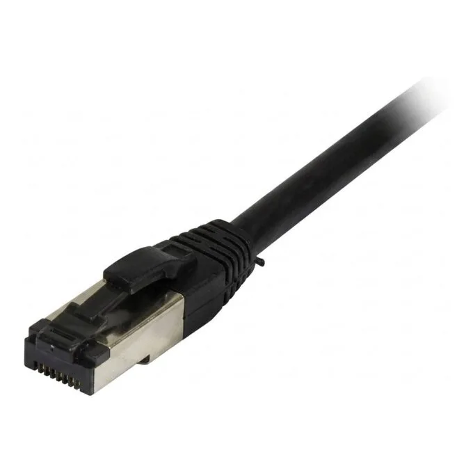 Synergy21 patch cable RJ45, CAT8.1 2000Mhz, 2m, black, S-STP(S/FTP), TPE/LSZH(SuperFlex), AWG26, — image 1