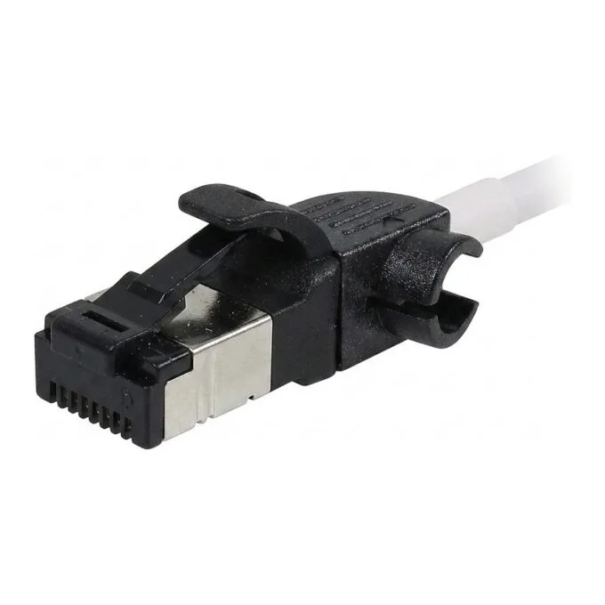 Synergy21 Patchkabel RJ45, CAT6A 500Mhz, 7,5m, weiss, S/FTP, slimline rund d=4,5mm, TPE/LSZH(Superflex), AWG28, mit CAT7 Rohk., drehbarer Stecker, — image 1