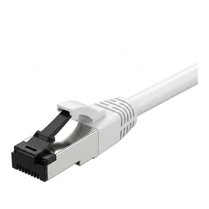 Synergy21 patch cable RJ45, CAT8.1 2000Mhz, 7,5m, white, S-STP(S/FTP), TPE/LSZH(SuperFlex), AWG26, — image 1