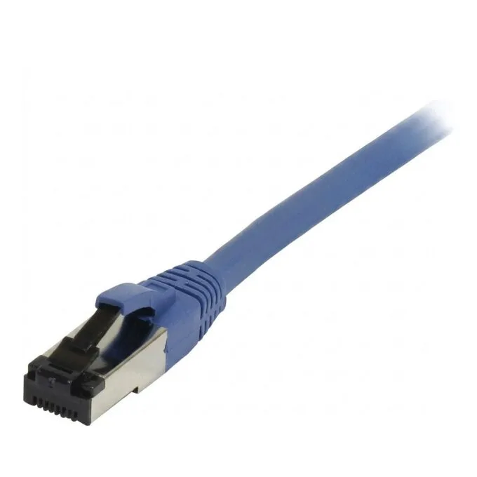 Synergy21 patch cable RJ45, CAT8.1 2000Mhz, 0,15m, blue, S-STP(S/FTP), TPE/LSZH(SuperFlex), AWG26, — image 1