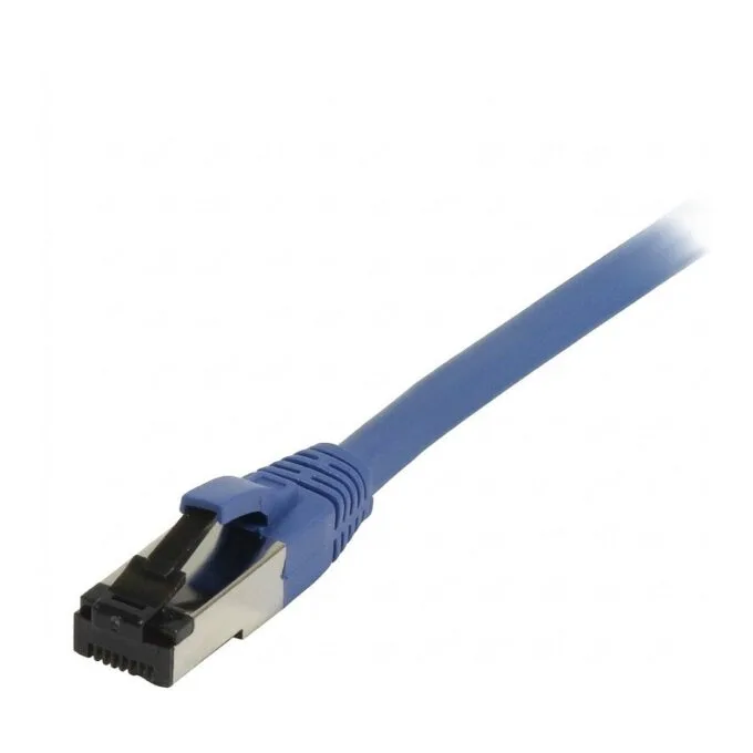 Synergy21 patch cable RJ45, CAT8.1 2000Mhz, 0,5m, blue, S-STP(S/FTP), TPE/LSZH(SuperFlex), AWG26, — image 1