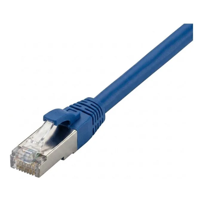 Synergy21 patch cable RJ45, CAT8.1 2000Mhz, 1,0m, blue, S-STP(S/FTP), TPE/LSZH(SuperFlex), AWG26, — image 1