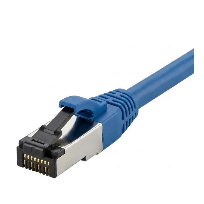 Synergy21 Patchkabel RJ45, CAT8.1 2000Mhz, 5m, blau, S-STP(S/FTP), TPE/LSZH(SuperFlex), AWG26, — image 1