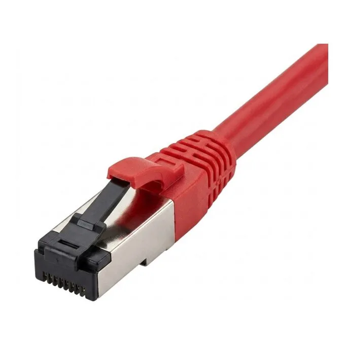 Synergy21 patch cable RJ45, CAT8.1 2000Mhz, 3m, red, S-STP(S/FTP), TPE/LSZH(SuperFlex), AWG26, — image 1