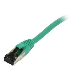 Synergy21 patch cable RJ45, CAT8.1 2000Mhz, 3m, green, S-STP(S/FTP), TPE/LSZH(SuperFlex), AWG26,