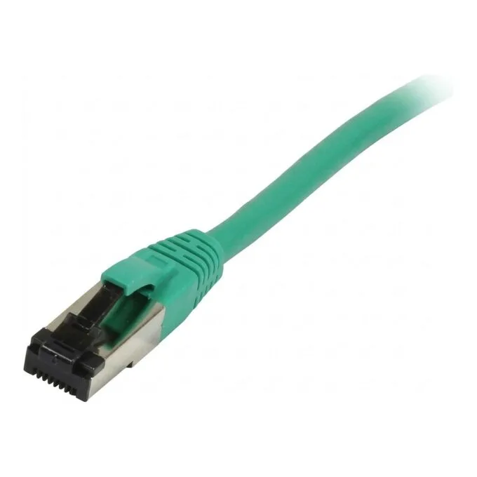 Synergy21 patch cable RJ45, CAT8.1 2000Mhz, 7,5m, green, S-STP(S/FTP), TPE/LSZH(SuperFlex), AWG26, — image 1