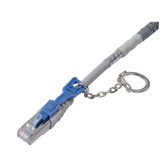 Synergy21 patch cable RJ45, CAT6A 500Mhz, 3m, grey, S-STP(S/FTP), with lock, AWG26, — image 1