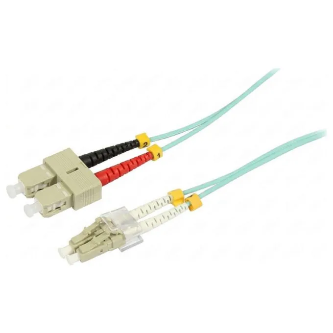 Synergy21 LWL-2-Faser-Patchk. 10mtr.LC-SC, 50/125um,OM3, AD=2mm — image 1