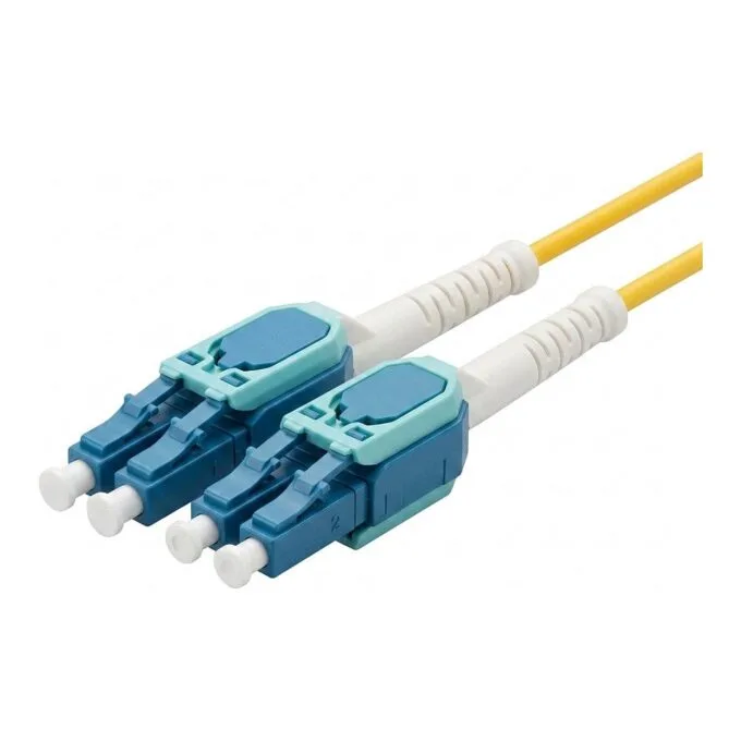 Synergy21 LWL-2-Faser-Patchk. 2mtr.LC-LC, 9/125um, OS2, Uniboot(drehbar), Push/Pull, AD=2mm, — image 1