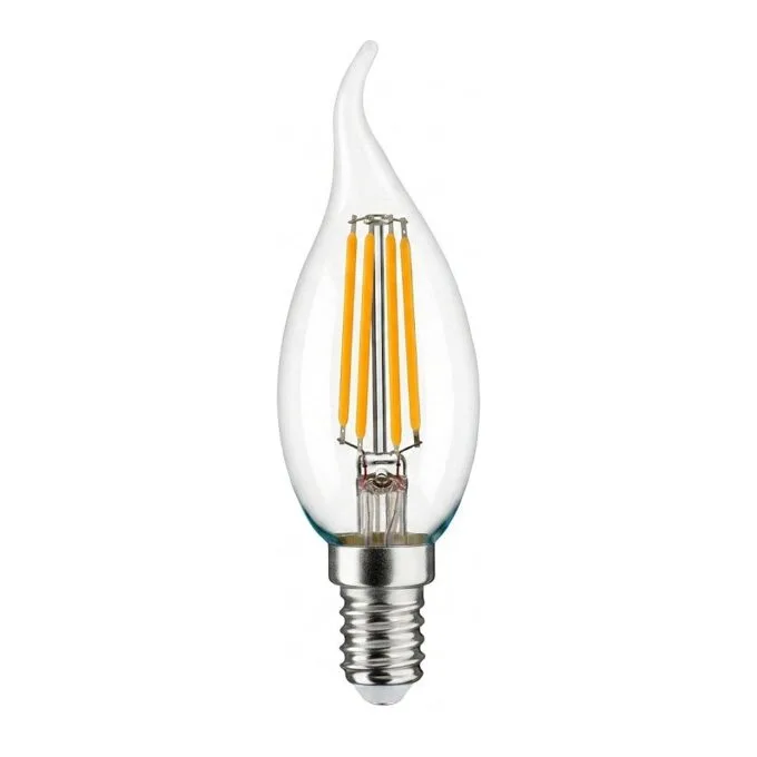 Synergy 21 LED Retrofit E14 candle curled milky 4.5W ww — image 1