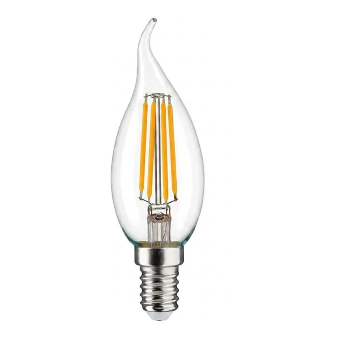 Synergy 21 LED Retrofit E14 candle curled milky 4.5W ww dimmable — image 1