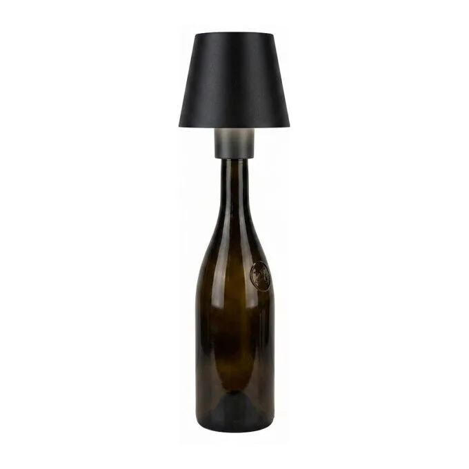 Synergy 21 LED table lamp battery for bottles, outdoor IP54, touch switch dimmable, black — image 1
