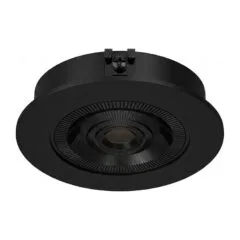 Synergy 21 LED Deckeneinbauspot Helios schwarz, rund, warmweiß