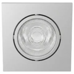 Synergy 21 LED Deckeneinbauspot Helios silber, quadratisch+schwenkbar, neutralweiß