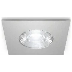 Synergy 21 LED Deckeneinbauspot Helios silber, quadratisch, neutralweiß