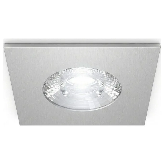 Synergy 21 LED Deckeneinbauspot Helios silber, quadratisch, neutralweiß — image 1
