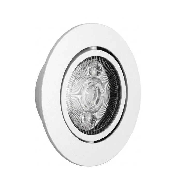 Synergy 21 LED Deckeneinbauspot Helios weiß, rund+schwenkbar, neutralweiß — image 1