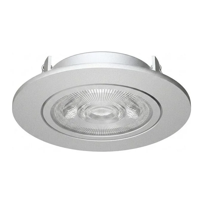 Synergy 21 LED Deckeneinbauspot Helios silber, rund+schwenkbar, neutralweiß — image 1
