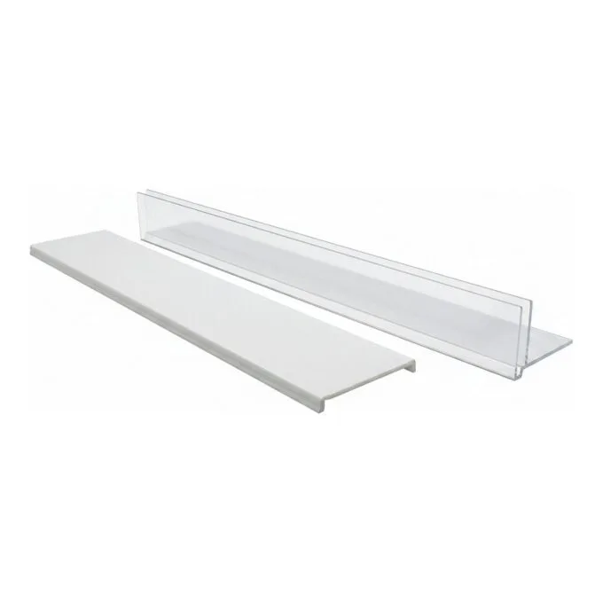 Synergy 21 LED U-profile tob ALU114 PMMA opal diffuser/cover — image 1