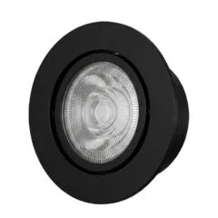 Synergy 21 LED Deckeneinbauspot Helios schwarz, rund+schwenkbar, neutralweiß
