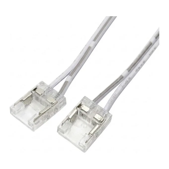 Synergy 21 LED Flex Strip zub. COB IP20 double Connector + wire single color 10mm — image 1