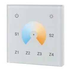Synergy 21 LED series EOS 05 Wanddimmer dual white (CCT) touch 4 zones