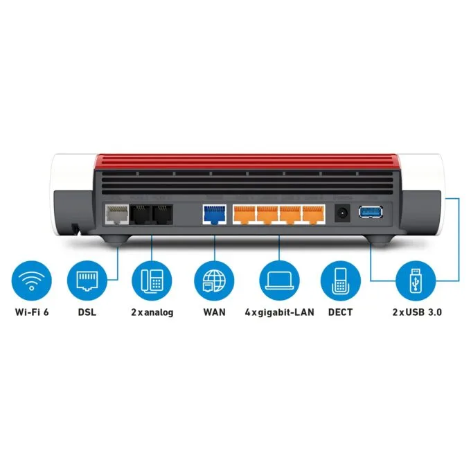 Box FRITZ! 7590 AX wireless router — image 2