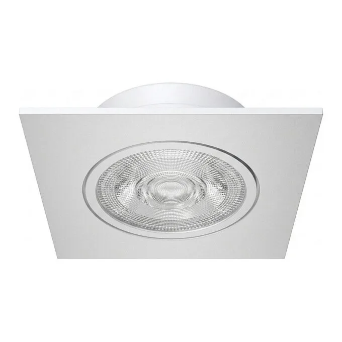 Synergy 21 LED Deckeneinbauspot Helios weiß, quadratisch+schwenkbar, neutralweiß — image 1
