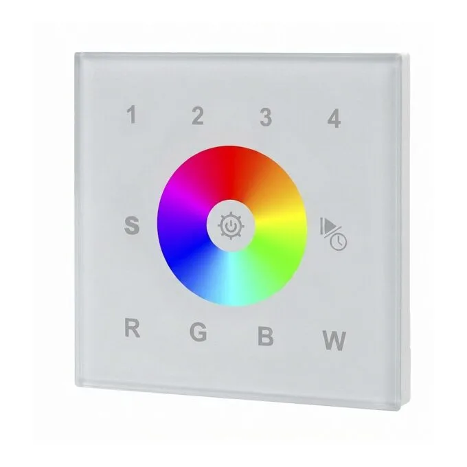 Synergy 21 LED series EOS 03 DMX512 RGB-W wall button white +WiFi — image 1